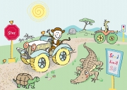 Monkey In a Jeep